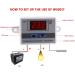 High Precision Digital Temperature Controller for Reptiles - 12V Thermostat Module with Probe | Intelligent LED Display - Buy Online on SooperMarket.com