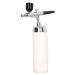 Handheld Airbrush Set Multi Purpose USB Charging Curved Body Cordless Airbrush Kit for Face Painting for Nail Art(White)