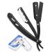 Botiniv razor with a straight edge - professional men's razor razor with 10 blades - Travel Barber Razor can be used at home or in a hairdressing salon