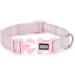 Yudote Soft Dog Collar for Small Dogs | Checkered Fabric Sensitive Skin | Light Pink (1-Pack) - Buy Online on SooperMarket.com