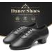 JUODVMP Men's Black Dance Shoes - Modern Latin Jazz Salsa Tango & Ballroom - Buy Online on SooperMarket.com