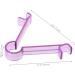 Gogogmee Lip Muscle Trainer Mouth Mouth Trainer Lip Exerciser Lip Trainer Face Exerciser Lift Mouth Tightener Slimming Exerciser Muscle Tightening Face Exerciser 9.30X7.70X1.50CM Purple - Buy Online on SooperMarket.com