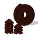 Baby Proofing set Edge and Corner Guard Protector Set 2 meters / 6.5 Feet long Edges & 8 Corner Guards Furniture and Tables Baby Child Proof Bumpers Pre-Taped Corner Cushions (Brown)