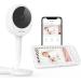 Peekababy Smart Baby Monitor with Camera and Audio | 5'' LCD Screen | Cry Detection | Sleep Analysis | 2-Way Talk | Clear Night Vision | Gift for Baby Shower - White - Buy Online on SooperMarket.com