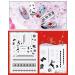 Brishow Christmas Nail Stickers 8 Sheets Nail Polish Stickers Self-Adhesive Elk Snow Nail Art Decals Full Wraps Nail Art Designs for Women Girls - Buy Online on SooperMarket.com