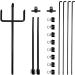 Highwild Adjustable Paper Target Stand with 8 Clips | Shooting Practice Holder for Clear Bullseye Targets - Buy Online on SooperMarket.com