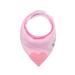 Set of 4 Baby Bandana Teething Bibs with Silicone Teether - Solid Pink Colors - Buy Online on SooperMarket.com