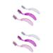 KALLORY 2Pcs Folding Eyebrow Comb - Stainless Steel Lash & Brow Makeup Brush for Perfect Eyebrows & Lashes | Beauty Tool - Random Color - Buy Online on SooperMarket.com