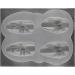 Nail Carving Mold - Creative Silicone 3D Bear Butterfly Manicure Tools for Home - High Toughness International Shipping - Buy Online on SooperMarket.com