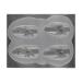 Nail Carving Mold Creative Shape High Toughness Silicone 3D Nail Art Bear Butterfly Manicure Tools for Home - 5