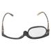 Enlargement make-up glasses 2.50 cosmetic glasses with foldable lens rotating make-up reading glasses with case glasses to apply make-up