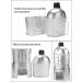 Portable Military Canteen Cup Stove Pouch Set for Camping & Hiking - 4Pcs/Set - Buy Online on SooperMarket.com