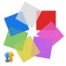 120 Pcs Cellophane Sheets, 6x6 Inches Cello Sheets Colored Cellophane Wrap Colored Transparency Sheets for Candy, DIY Arts Crafts