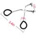 Dajidafu 2 Pieces Eyelash Curlers Stainless Steel Portable Lash Curler Cosmetic Tool with Silicone Pads for Women Adults - Buy Online on SooperMarket.com