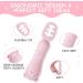 Vicloon Baby Fork and Spoon Set - 2Pcs Silicone Weaning Spoon for Self Feeding - Easy Grip Toddler Cutlery Kit - Soft Infant Utensils (Pink) - Buy Online on SooperMarket.com