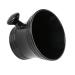Black Plastic Shaving Bowl & Soap Dish - Men's Shaving Foam Cream Bowl for Effortless Grooming | International Shipping - Buy Online on SooperMarket.com