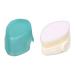 Kids Sunscreen Brush Compact Skin Friendly Multipurpose Soft Bristles Kids Sunscreen Applicator with Protective Cover for Travel (Green)