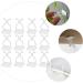 OSALADI 300 Pcs Adhesive Wire Holder Suction Cup Holder Cord Holders Plant Fixing Tools Power Cable To Climb 3.5X2X2CM White - Buy Online on SooperMarket.com