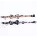SuperBuddy Cute Bow Bell Cat Collar - 2 Pack Plaid Kitten Collar with Removable Bowtie for Cats Kittens - Brown-Black - Buy Online on SooperMarket.com
