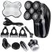 5D Floating Heads Electric Shaver 5 in 1 Rechargeable Razors Hair Clipper Nose Ear Hair Trimmer Men Facial Cleaning Brush