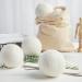 6-Pack Wool Dryer Balls Reusable Tumble Dryer Balls Organic Fabric Softener Alternative Reduce Drying Time Noise Static-Cling & Wrinkles with No Bad Odor - Buy Online on SooperMarket.com