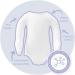 Unisex Baby Long Sleeve Bodysuit: Soothes Eczema, Moisturizes Dry Skin, Reduces Itching | Skincare Clothing with Foldable Mittens 12-18 - Buy Online on SooperMarket.com