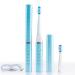 Pop Sonic USB Charge Anywhere Toothbrush (Hawaiian Blue) | Rechargeable Toothbrush w/Up to 40 000 Brush Strokes/Minute-Long-Lasting Nylon Bristles - Teens & Adult Toothbrush with Quadrant Pacer