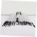 FOYTOKI 20pcs Eye Makeup Eyeliner Eyeshadow Brush Kit Portable Makeup Brush Kit Para Pesta as Eyelash Kits 15.50X1.50X1.50CM As Shown - Buy Online on SooperMarket.com