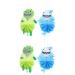 4 Pcs Baby Loofah Bath Scrubbers Bathing Supplies Bath Loofahs Shower Loofah Shower Scrubber for Body Loofah Sponge Body Scrubber Bathing Sponge Bubble Makers Bath Sponge