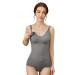 Dreamburn Womens Nursing Tank Tops Built in Bra for Breastfeeding Maternity Camisole Brasieres L Grey1