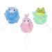 Angoily 6 Pcs Cartoon Bath Mesh Sponge Shower Loofahs Dead Skin Clean Pouf Back Puff Massager Bathing Scrubber 1 Count (Pack of 1)