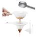 Clscea Aquarium Baby Brine Shrimp Sieve Eggshell Separator Artemia Collecting Net Kit 80 Mesh 200 Mesh for Brine Shrimp Hatchery
