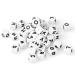 104PCS Square Silicone Alphabet Beads 12MM for DIY Jewelry Making | Weekjoey - Buy Online on SooperMarket.com