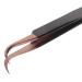 Professional Stainless Steel Eyelash Extension Tweezers | Curved Salons Tweezers for Precision Application - Buy Online on SooperMarket.com