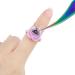 200 PCS Disposable Plastic Glue Cup Rings | 2 Slots - Purple | For Lash Tattoo Nail Art Pigment Eyelash Extension Palette - Beauty Tool Bulk - Buy Online on SooperMarket.com
