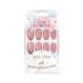 Brishow Dark Pink Artificial Nails - 24 Pcs Long Acrylic False Nail Tips for Women & Girls | International Shipping - Buy Online on SooperMarket.com