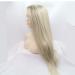 SHIYID Brown Blonde Long Silky Straight Synthetic Lace Front Wig - Heat Resistant Fiber for Women - Buy Online on SooperMarket.com
