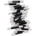 Eye Shadow Applicators Disposable Double Ended Sponge 50pcs Dual Sided Eyeshadow Brush Sponge Tipped Oval Makeup Applicator Eye Shadow Sticks Black Handle - Buy Online on SooperMarket.com