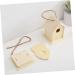 Unomor 2-Station DIY Wooden Bird Nest & House for Little Birds - Unfinished Birdhouses for Crafting - Buy Online on SooperMarket.com