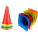YOQXHY Soccer Cones (25 Pack) - 7 Inch Agility Training Sports Cones with Carry Bag - Ideal for Kids Football Basketball Drills - Field Markers in 5 Colors - Buy Online on SooperMarket.com