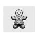 x Microfiber Glasses Cleaning Cloths "Gingerbread Man" (LC00024034)