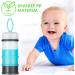 Vicloon Baby Milk Powder Dispenser - 4 Layer Portable Container for Kids - Stackable Snack Storage - Gray & Blue - Buy Online on SooperMarket.com
