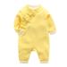 Mud Kingdom Baby Boys Girls Jumpsuit Traditional Chinese New Year 3 Months Yellow