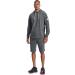 Under Armour Men's Rival Terry Shorts - Pitch Gray/Onyx White - Size Large - Buy Online on SooperMarket.com