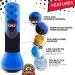 Whoobli Kids Punching Bag Set Ninja Blue | Adjustable Boxing Bag for 3-10 Years Old | Includes Boxing Gloves | Toy for Boys & Girls (Red White) - Buy Online on SooperMarket.com