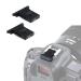 JJC 2 PCS Camera Hot Shoe Cover Cap Protector for Canon EOS R5 R6 RP R 7D Mark II 6D Mark II 5D Mark IV III 1D Mark IV M50 M5 Mark II Rebel T8i T7i T7 T6i T6 T5 SL3 SL2 Camera & More-Black For Canon Cameras
