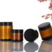 Dajidafu Amber Glass Bottle For Makeup And Body Care Products Multi-functional Screw Lid Reusable BPA-free Eco-friendly 100g Black 100g 100g Black 100g - Buy Online on SooperMarket.com