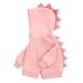 famuka Little Kids Dinosaur Hoodie Toddler Boy Girl Sweatshirt Unisex Casual Tops 24 Months Pink