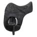 LeMieux ProKit Ride On Dressage Saddle Cover in Black with Silicone Grip Seat Waterproof Polyester Outer & Fleece Lining - One Size