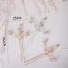 Chargances Crystal Bridal Pearl Hair Pins Set Wedding Rhinestone Hair Pins Elegant Pearl Beaded Wedding Hair Accessories for Women and Girls (Rose Gold) - Buy Online on SooperMarket.com